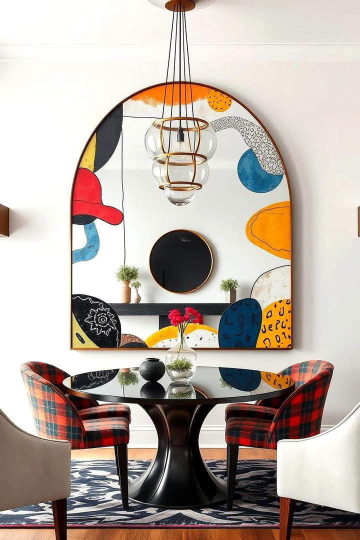 Artistic Expression - 30 Dining Room Mirror Ideas