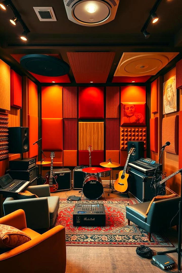 Artsy Music Room - 30 2000s Room Ideas