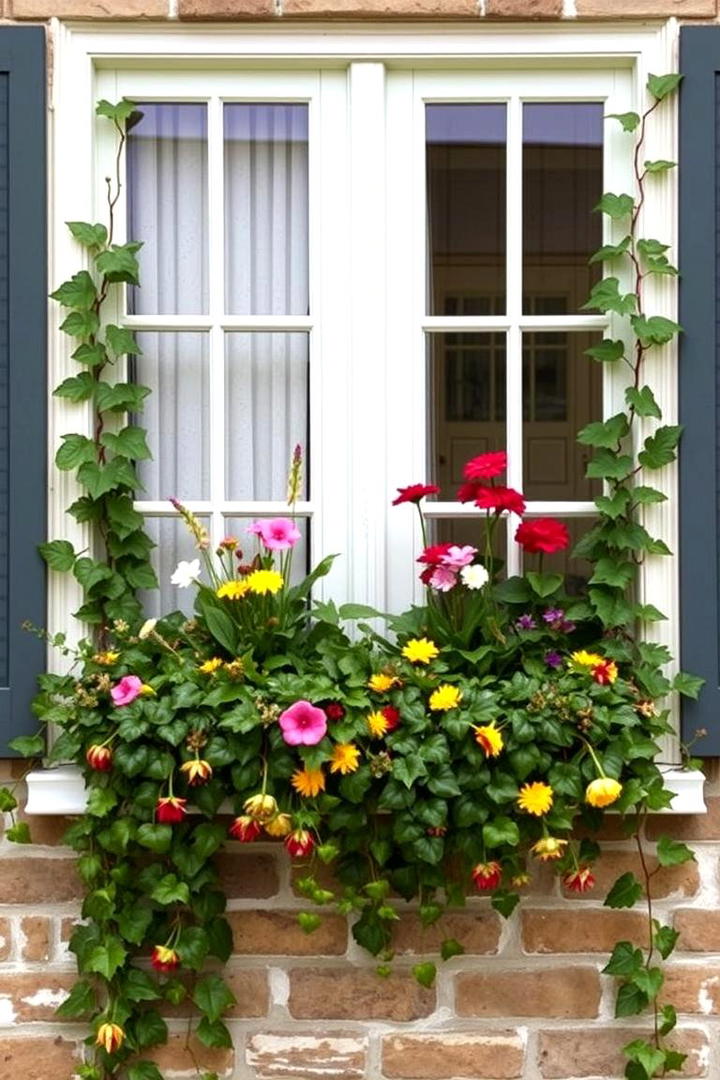 Autumn Ivy Inspiration - 30 Fall Window Box Ideas