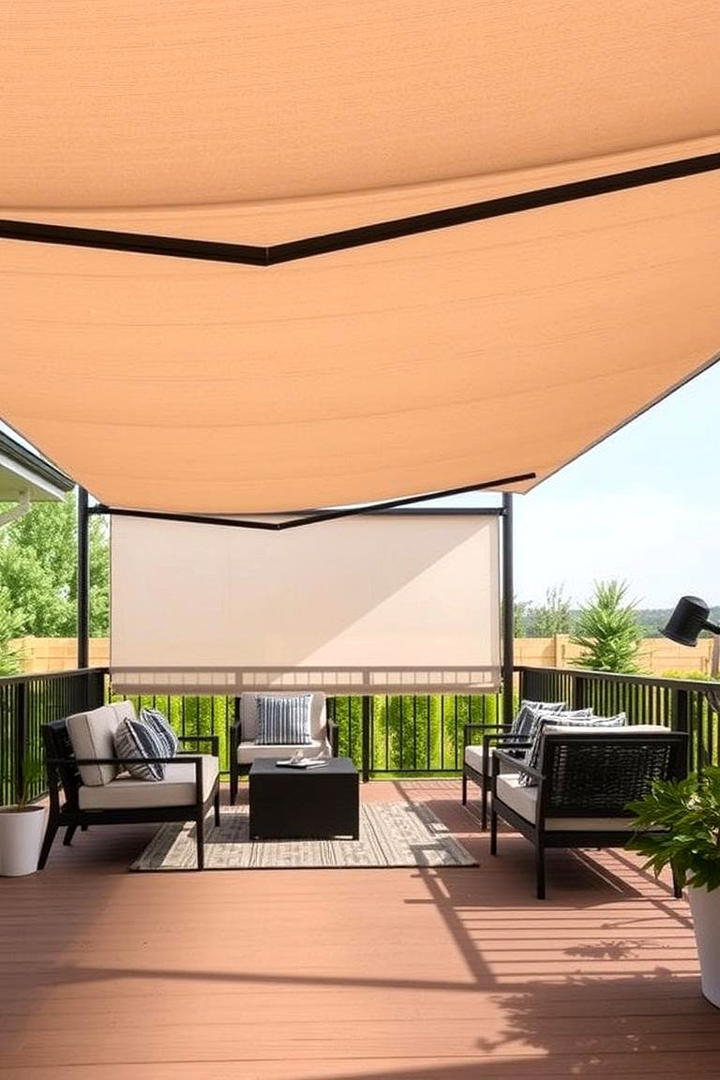 Awning Cover Privacy - 30 Deck Privacy Ideas