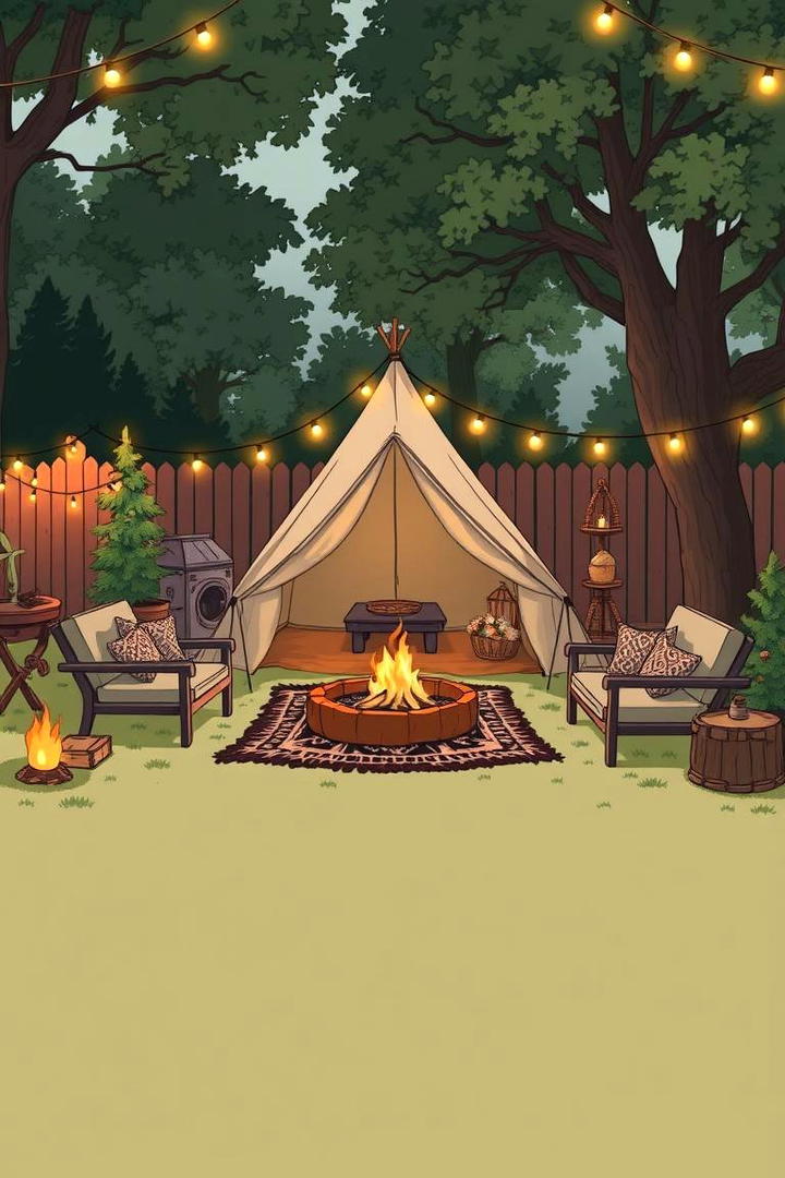 Backyard Camping Adventure - 30 20th Wedding Anniversary Ideas