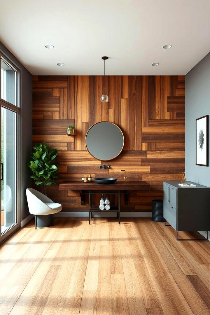 Barnwood with Modern Accents - 30 Barnwood Accent Wall Ideas