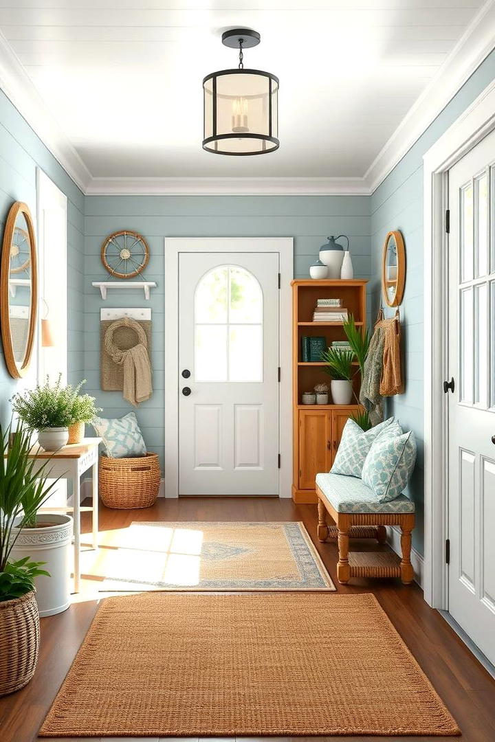 Beach House Entryway Designs - 30 Coastal Decor Ideas