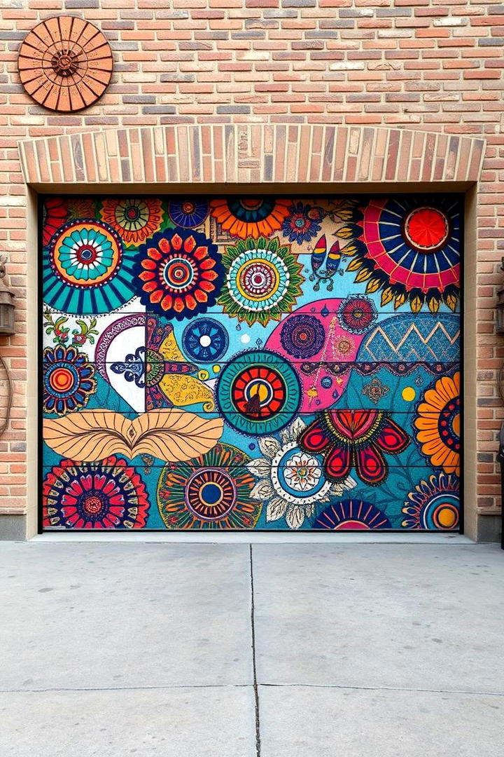 Bohemian Artistic Flair - 30 Garage Door Murals