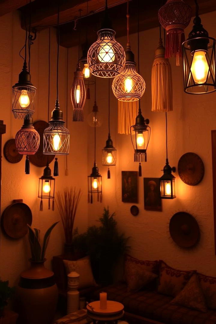 Bohemian Lighting Fixtures - 30 Boho Decor Ideas