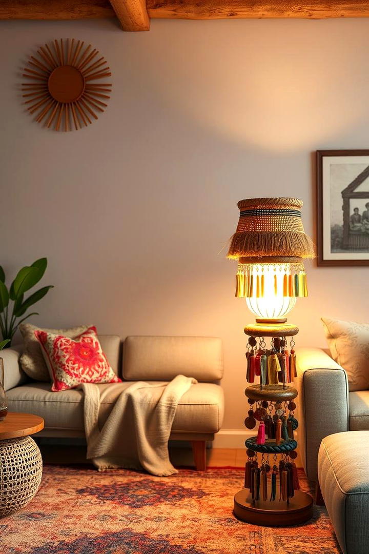 Bohemian Style Floor Lamp - 30 Living Room Floor Lamp Ideas and Inspiration