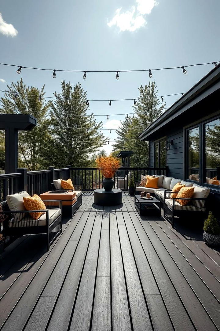 Bold Black and Gold - 30 Two Tone Deck Color Schemes