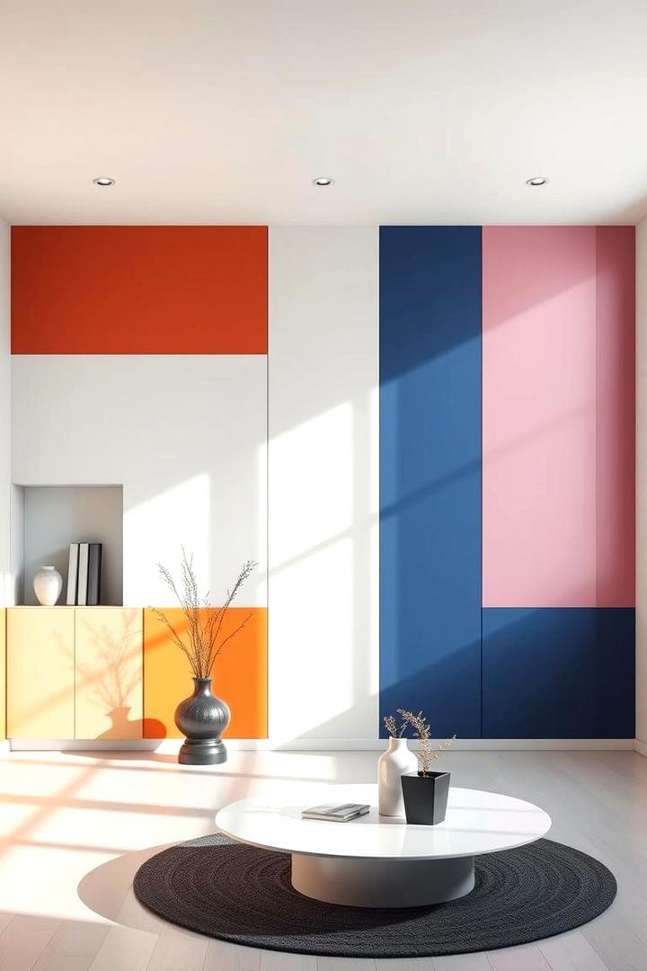 Bold Color Blocking - 30 Wall Painting Ideas of Any Room