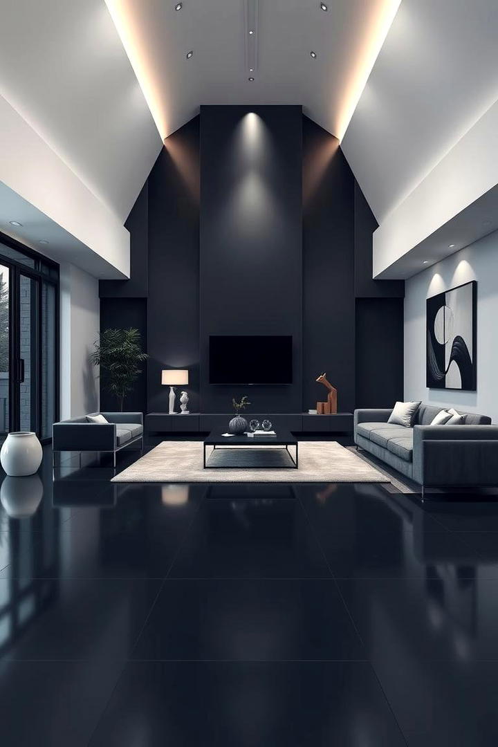 Bold Contrast Creations - 30 Floor and Wall Color Ideas