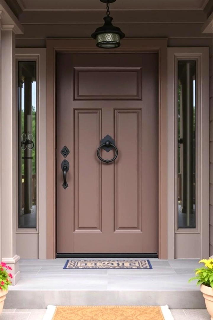 Bold Door Knockers - 30 Small Front Porch Ideas