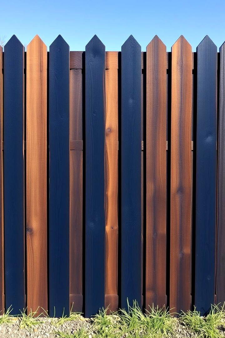 Bold Indigo Statement - 30 Fence Stain Colors