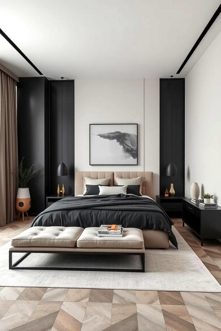 Bold Neutral Tones - 30 Relaxing Bedroom Ideas