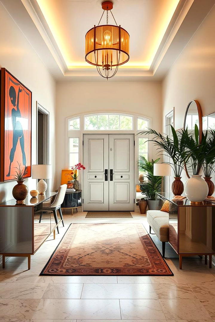 Bold Statement Entryway - 30 2000s Room Ideas