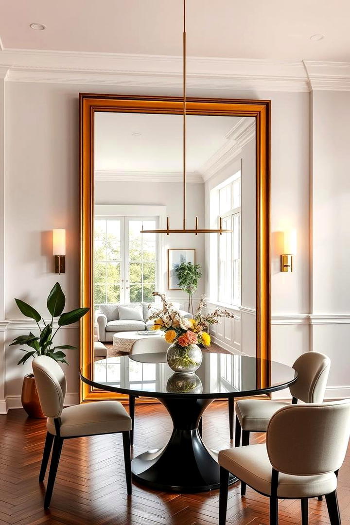 Bold and Bright - 30 Dining Room Mirror Ideas