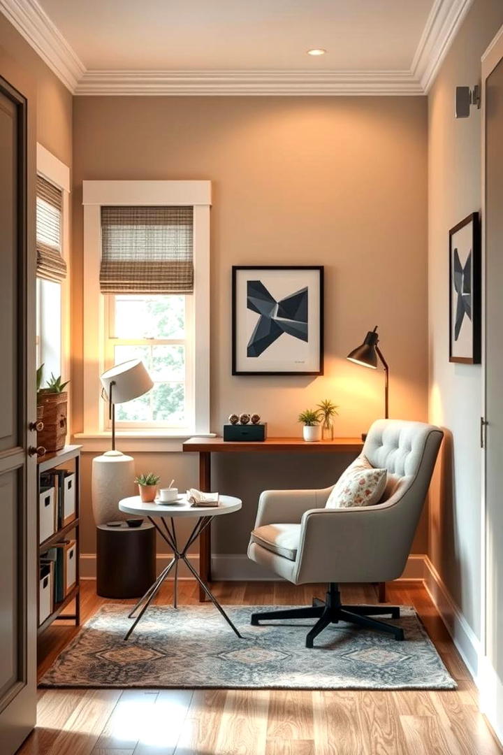 Break Area Setup - 30 Budget Home Office Ideas