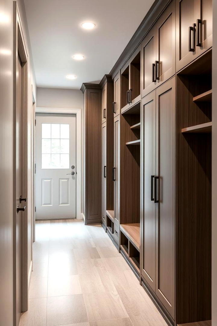 Built In Lockers for Organization - 30 Mudroom Storage Ideas