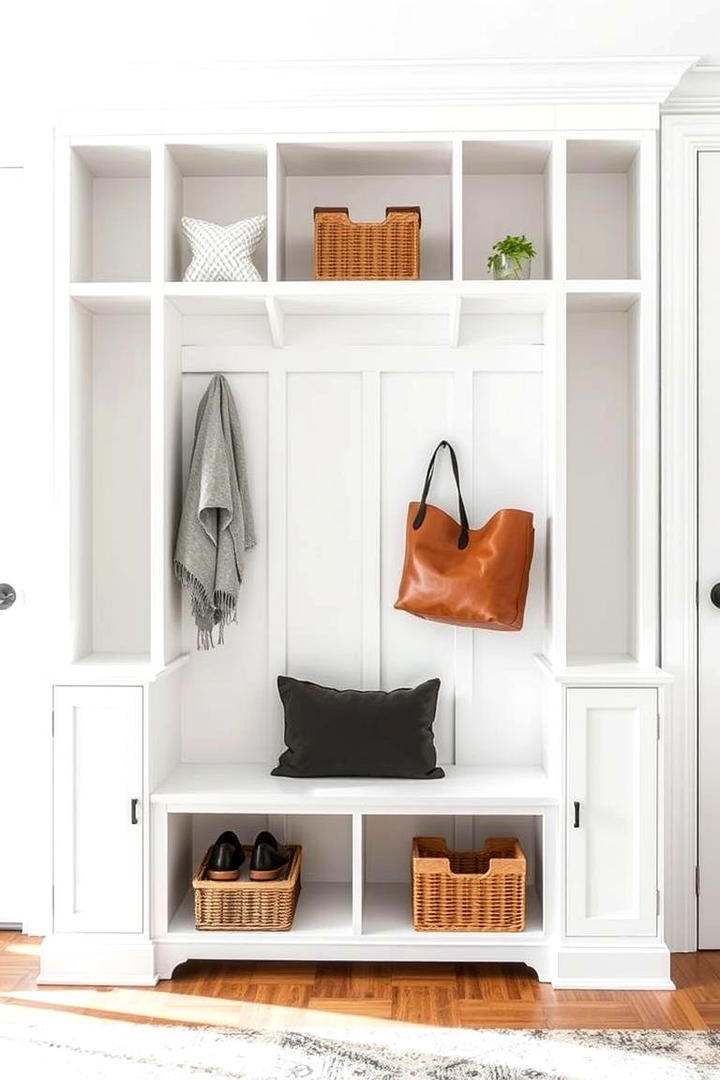 Built In Storage Bench - 30 Entryway Bench Ideas