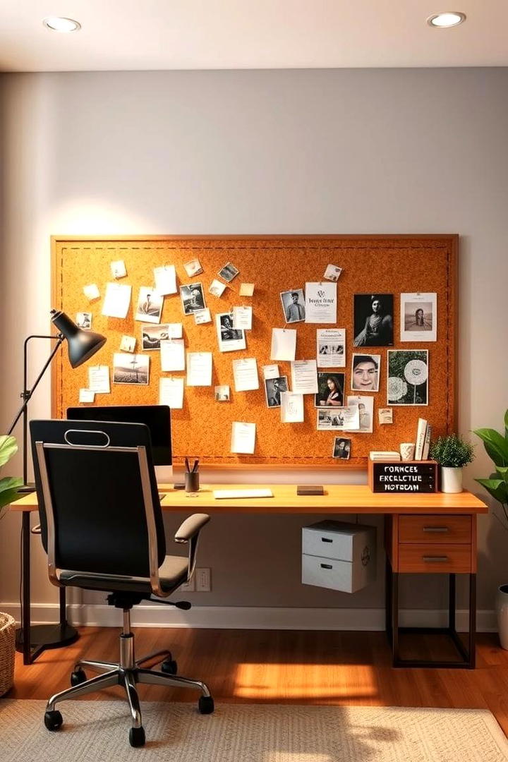 Bulletin Board Ideas - 30 Budget Home Office Ideas