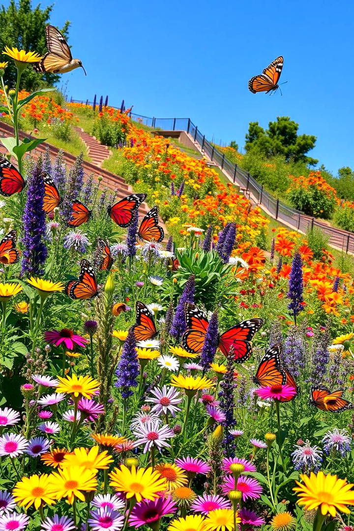 Butterfly and Pollinator Gardens - 30 hillside landscaping ideas