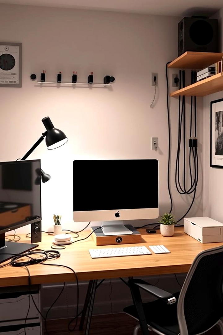 Cable Management Hacks - 30 Budget Home Office Ideas