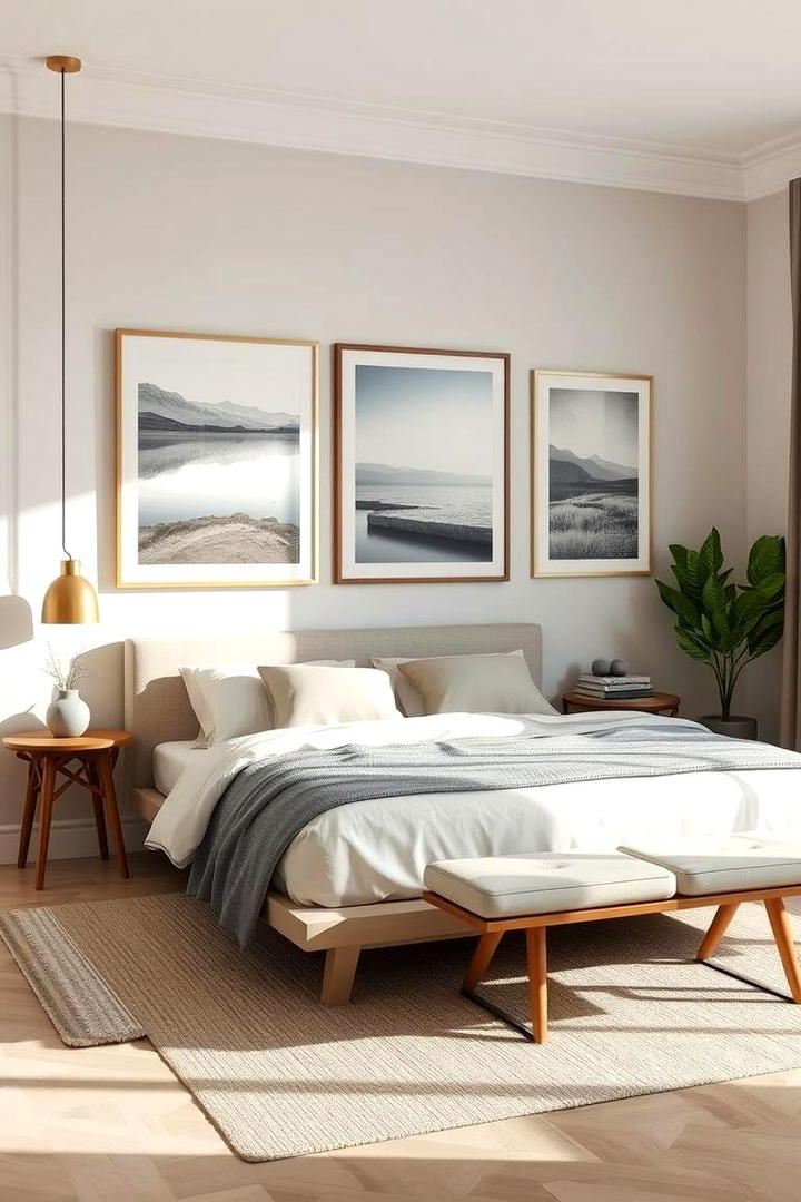 Calming Wall Art - 30 Relaxing Bedroom Ideas