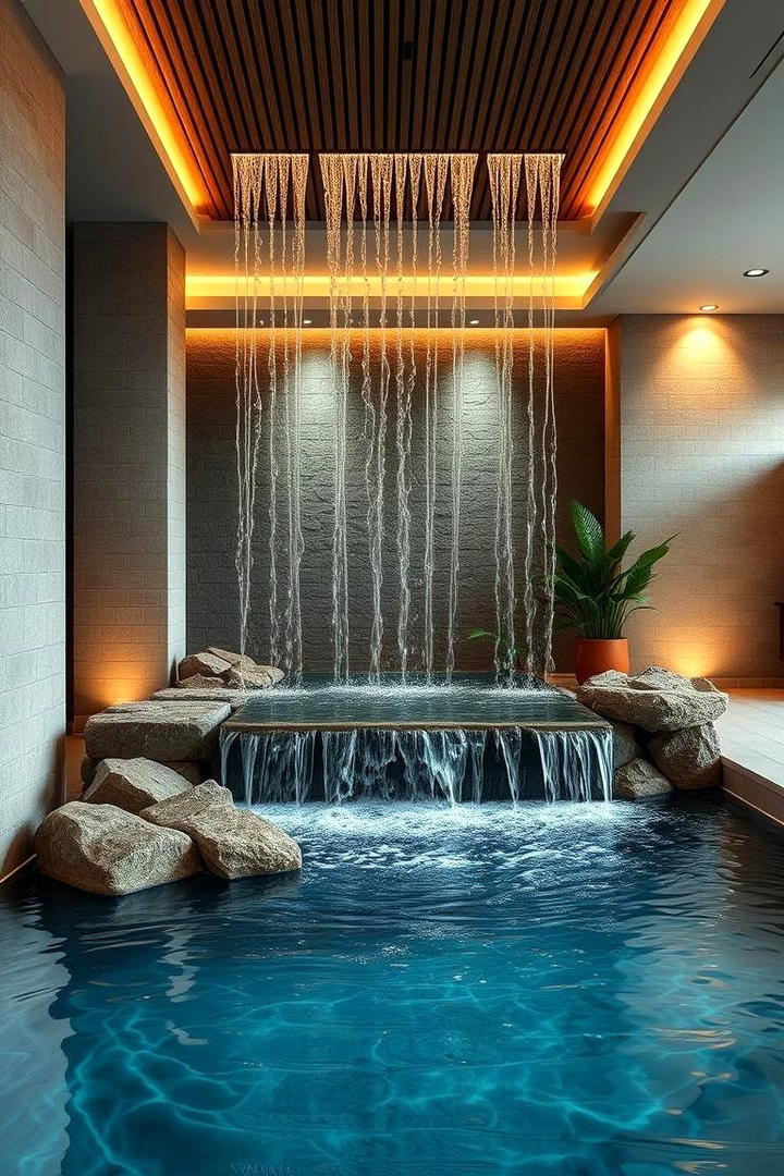 Calming Waterfalls to Soothe Stress - 30 Spa Decor Ideas