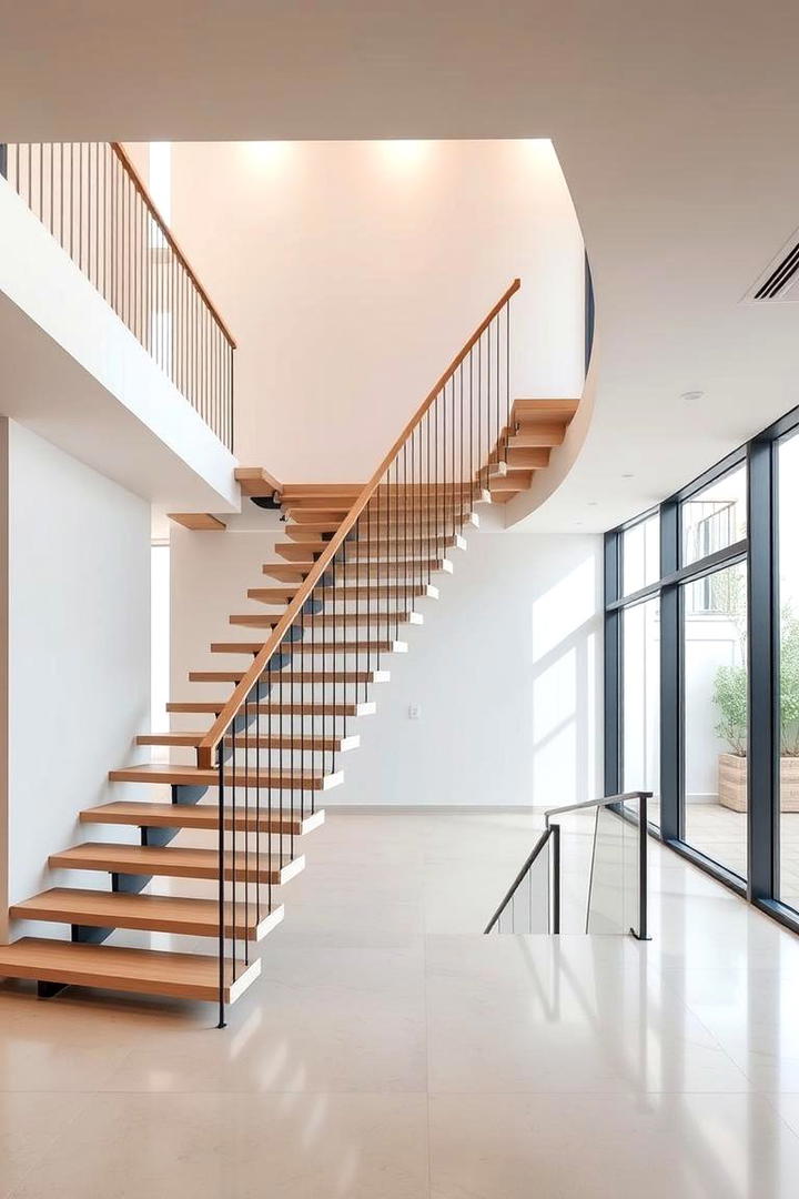 Cantilevered Design Staircase - 30 Modern Staircases