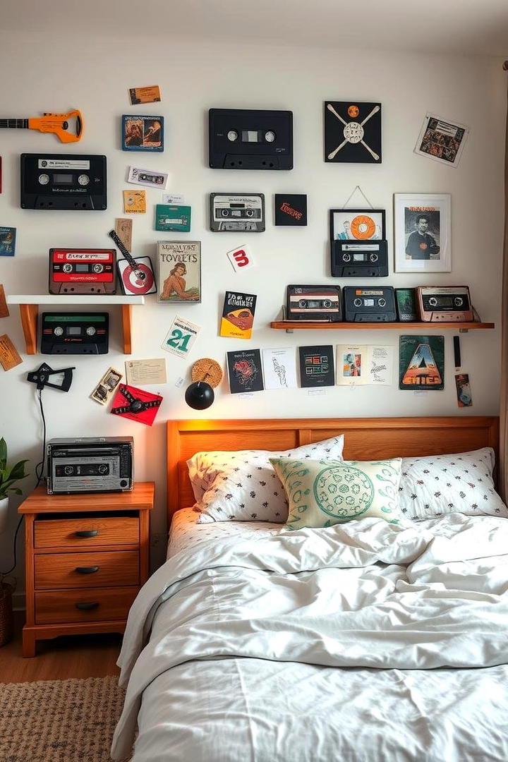 Cassette Tape Decor - 30 90s Bedroom Decor Ideas