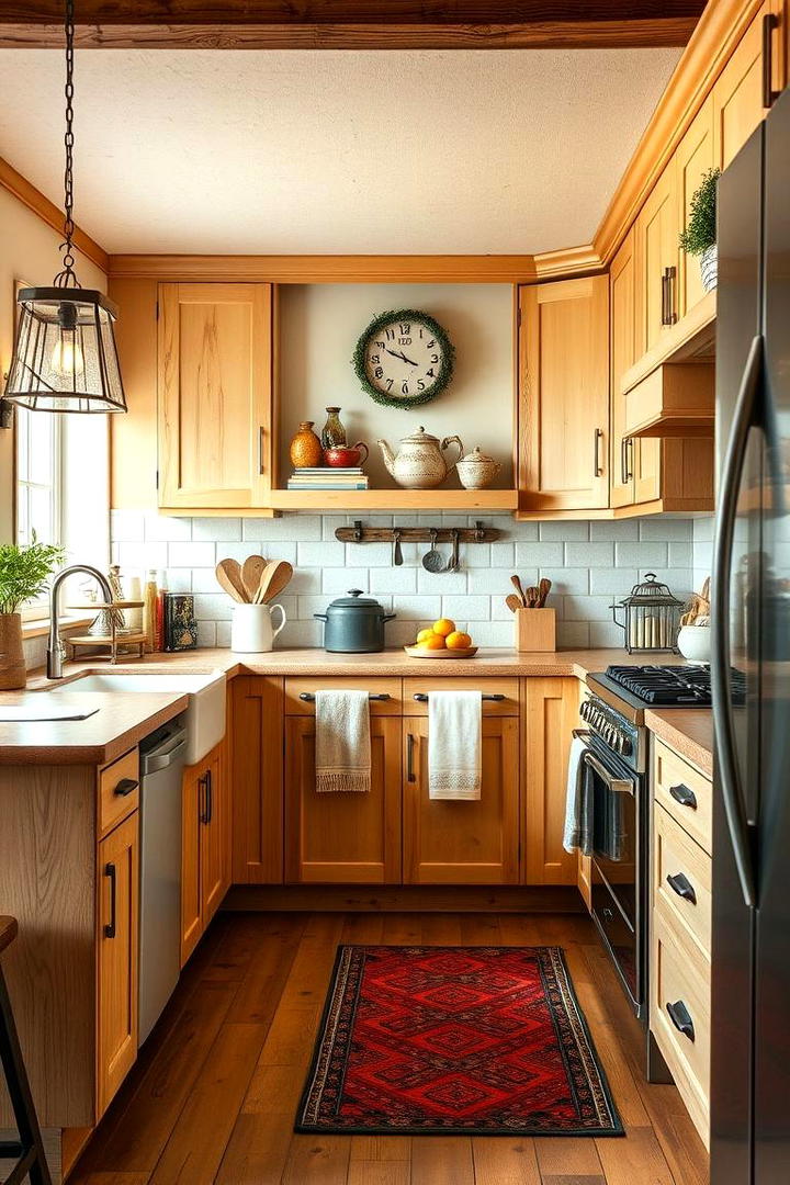 Casual Country Comfort - 30 Kitchens With Light Wood Cabinets