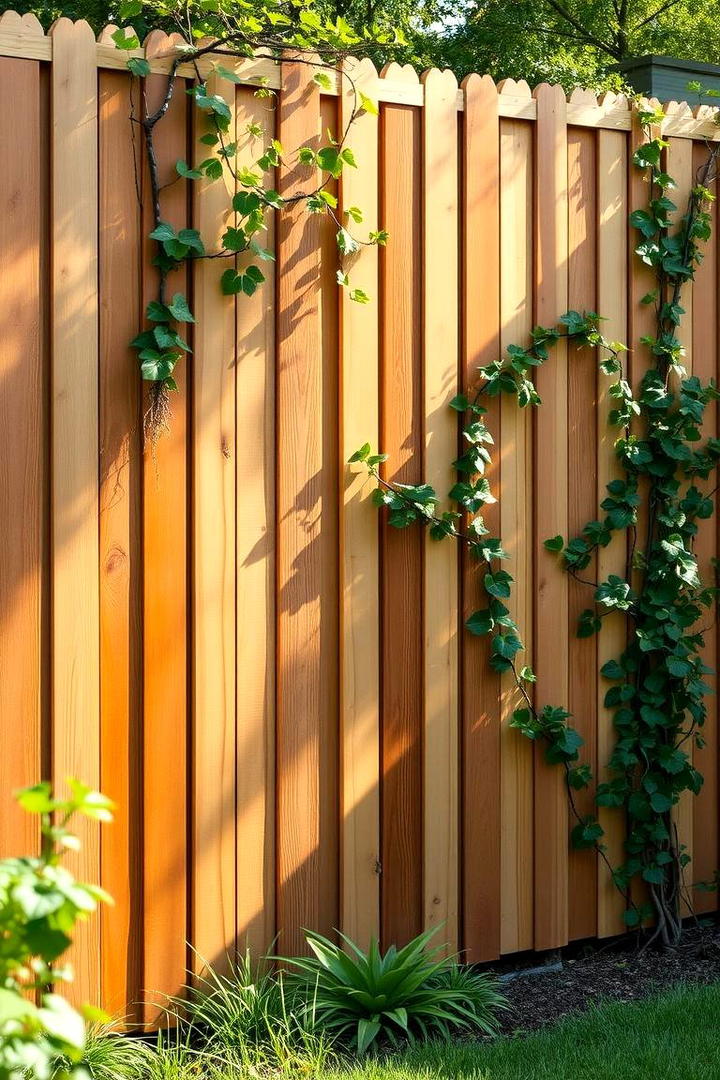 Cedar Privacy Screen - 30 Cedar Fence Ideas