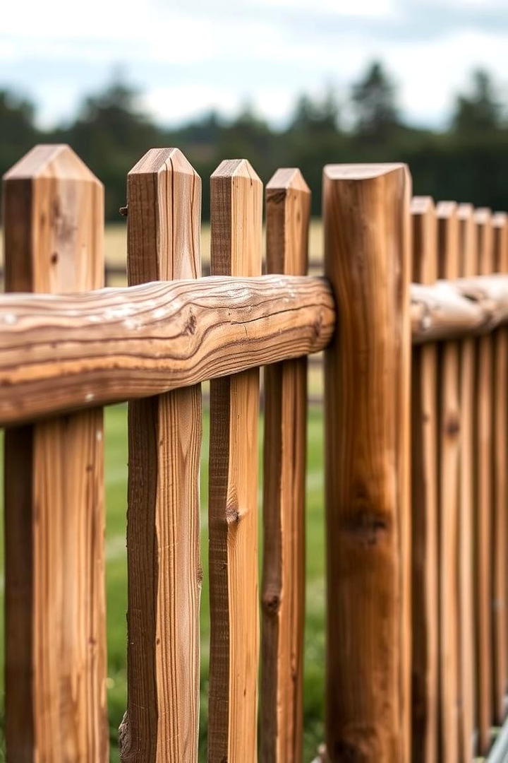 Cedar Split Rail Fence - 30 Cedar Fence Ideas