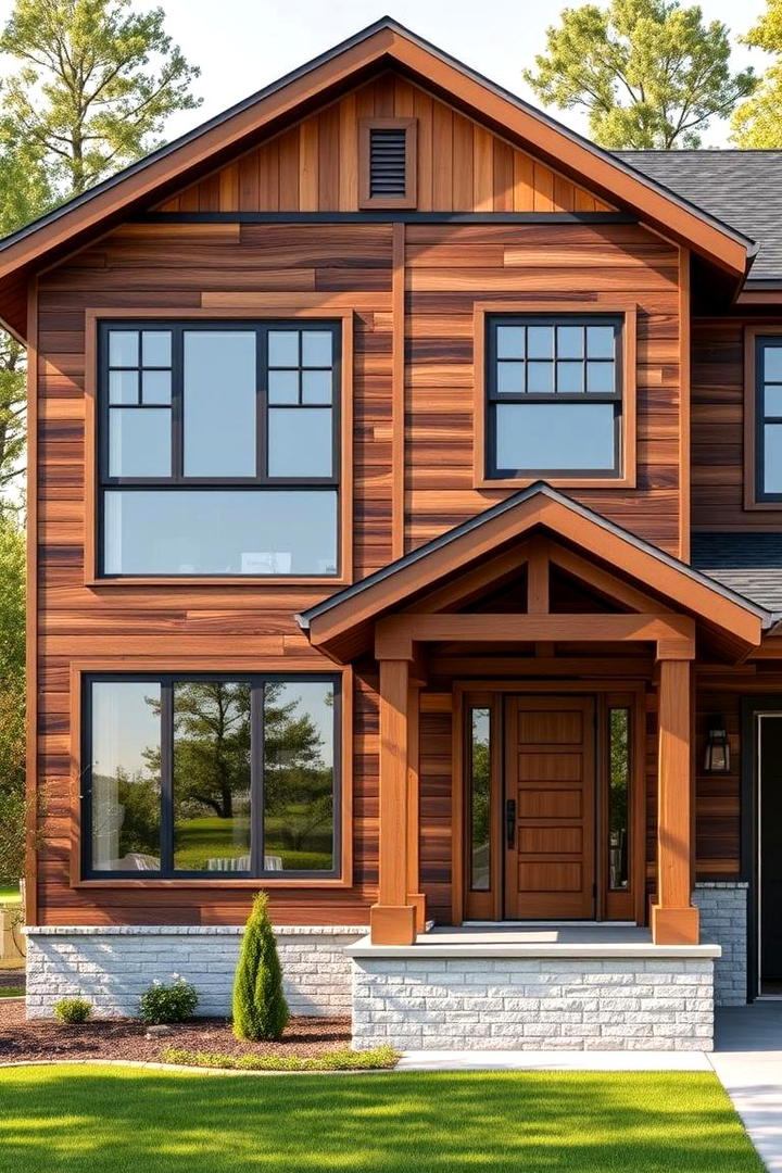 Cedarwood Nuance - 30 Brown Exterior House Colors