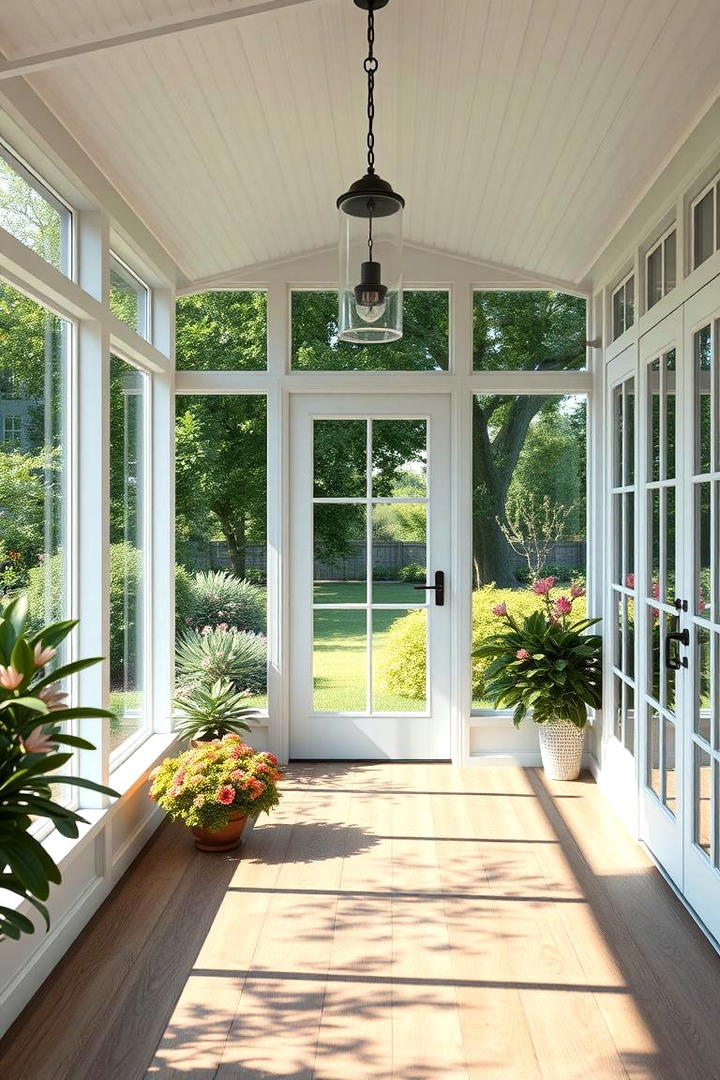 Charming Garden View - 30 Enclosed Porch Ideas