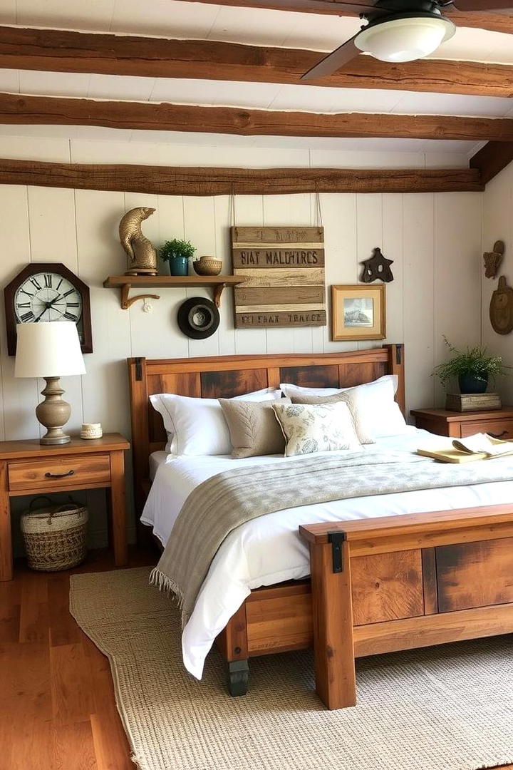 Charming Rustic Cottage Bedroom - 30 Cottage Bedroom Ideas