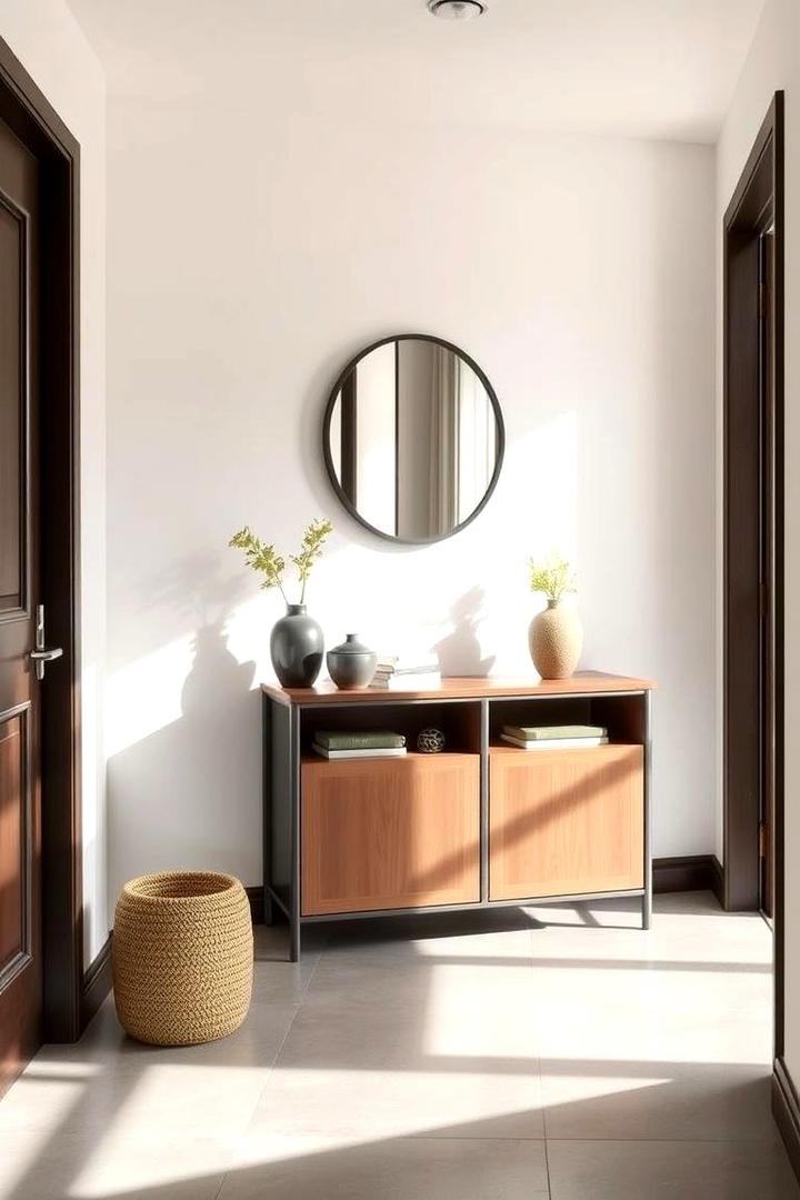 Chic Console Table - 30 Hallway Decor Ideas