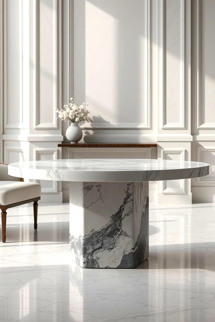 Chic Marble Table - 30 Table Design Ideas