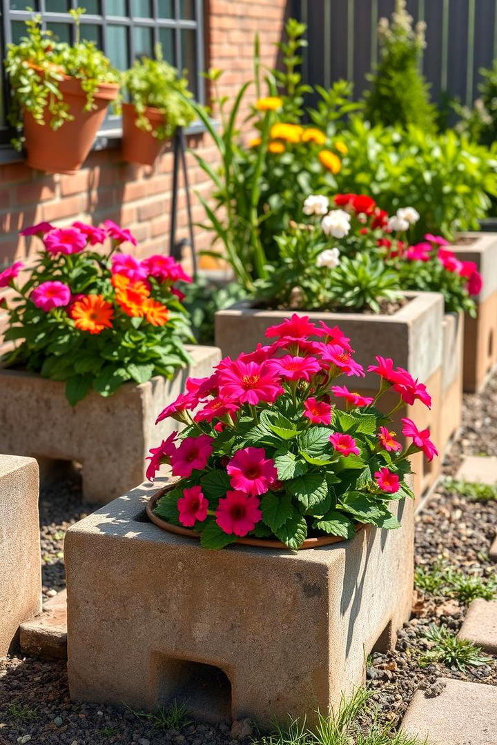 Cinder Block Planter Garden - 30 Cinder Block Garden Ideas