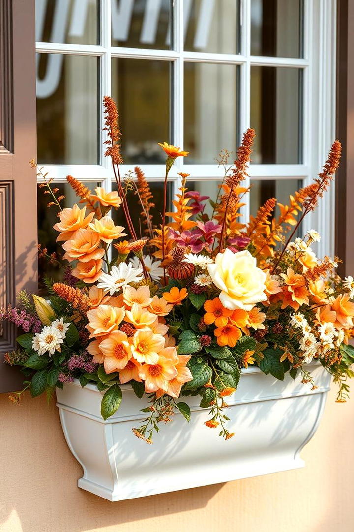 Cinnamon Scented Blooms - 30 Fall Window Box Ideas