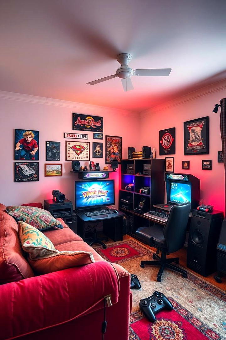 Classic 90s Gaming Corner - 30 90s Bedroom Decor Ideas