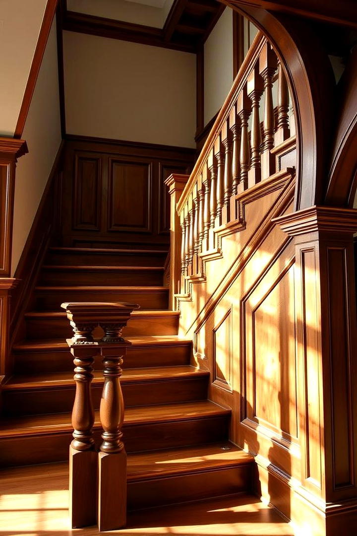 Classic Craftsmanship - 30 Wooden Staircase Ideas