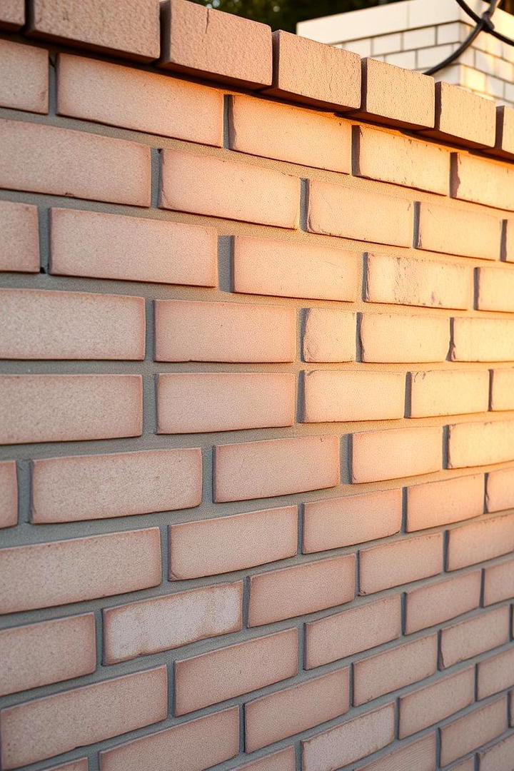 Classic Masonry Barrier - 30 Brick Fence Ideas