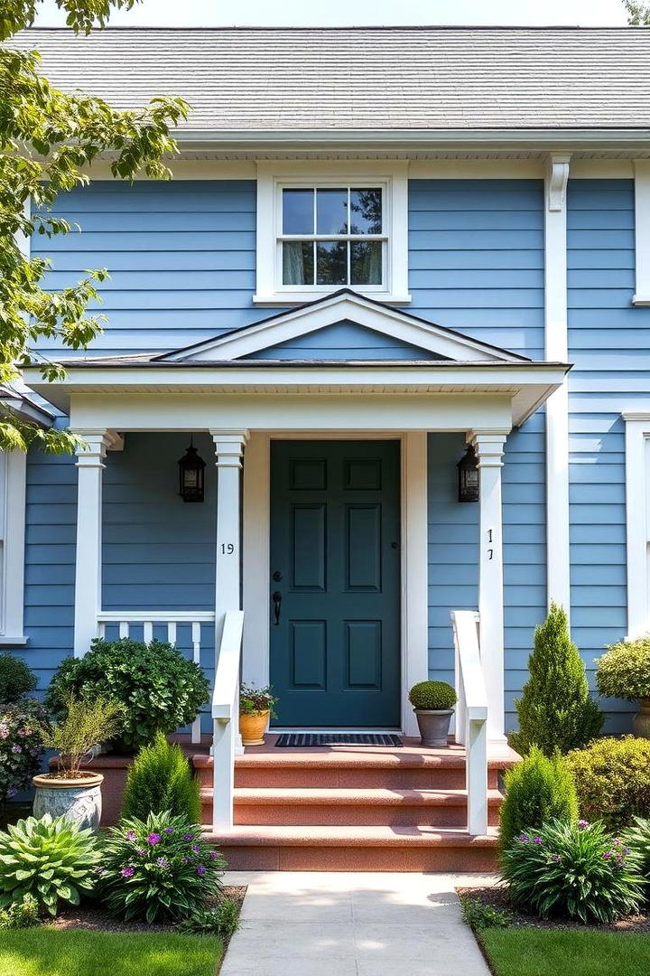 Classic Periwinkle Perfection - 30 Blue Exterior House Colors