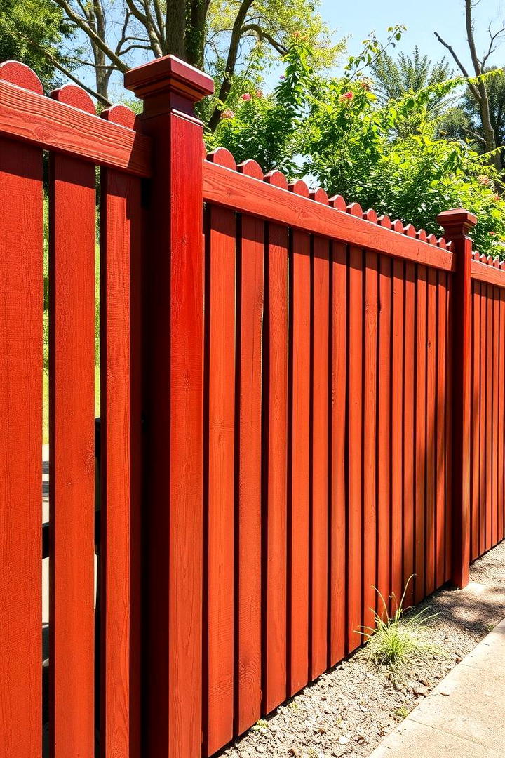 Classic Redwood Charm - 30 Fence Stain Colors