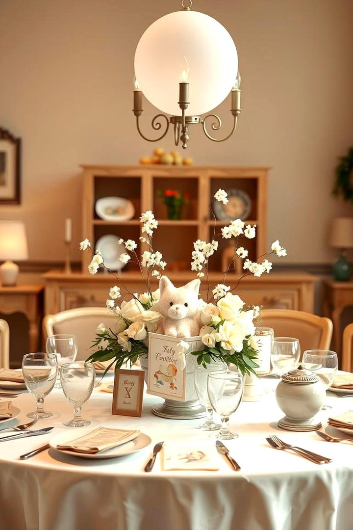 Classic Storybook Nursery Theme - 30 Baby Shower Centerpiece Ideas