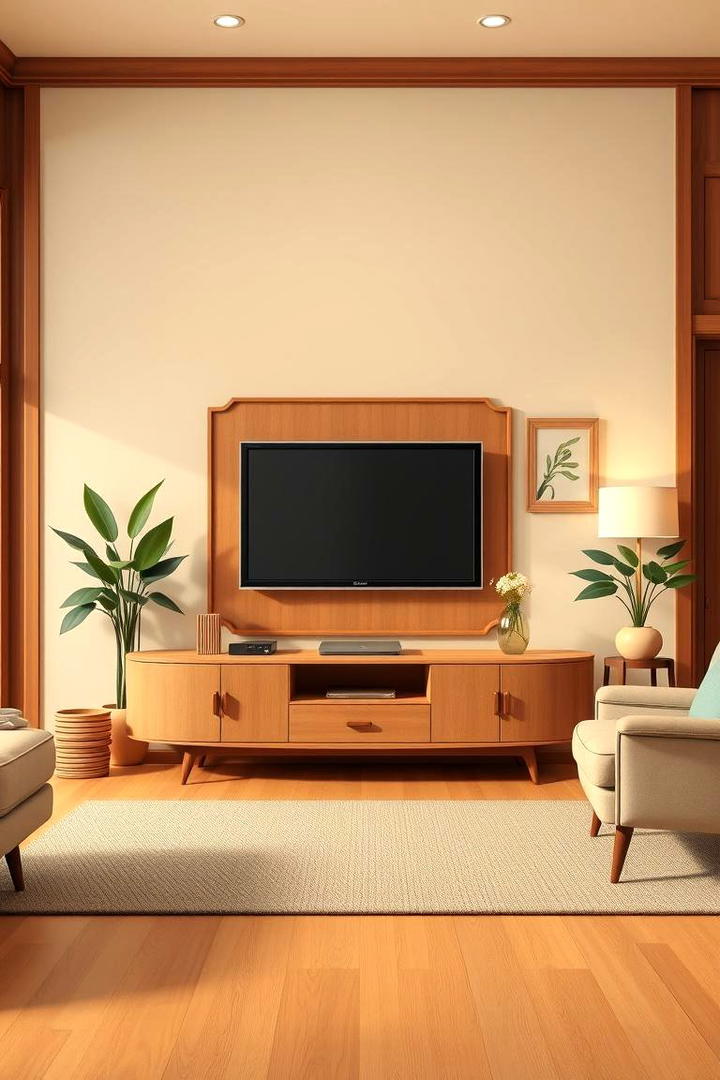 Classic TV Console Charm - 30 1950s Living Room Ideas