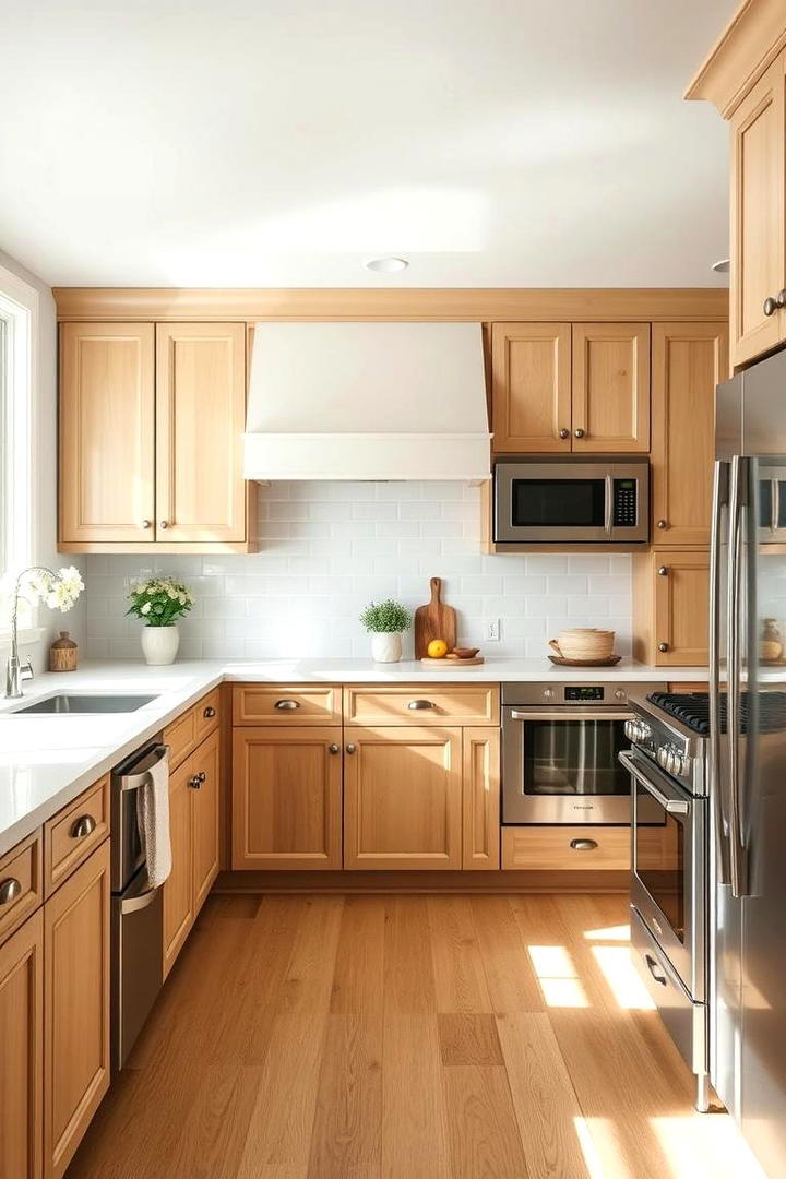 Classic Timeless Simplicity - 30 Kitchens With Light Wood Cabinets