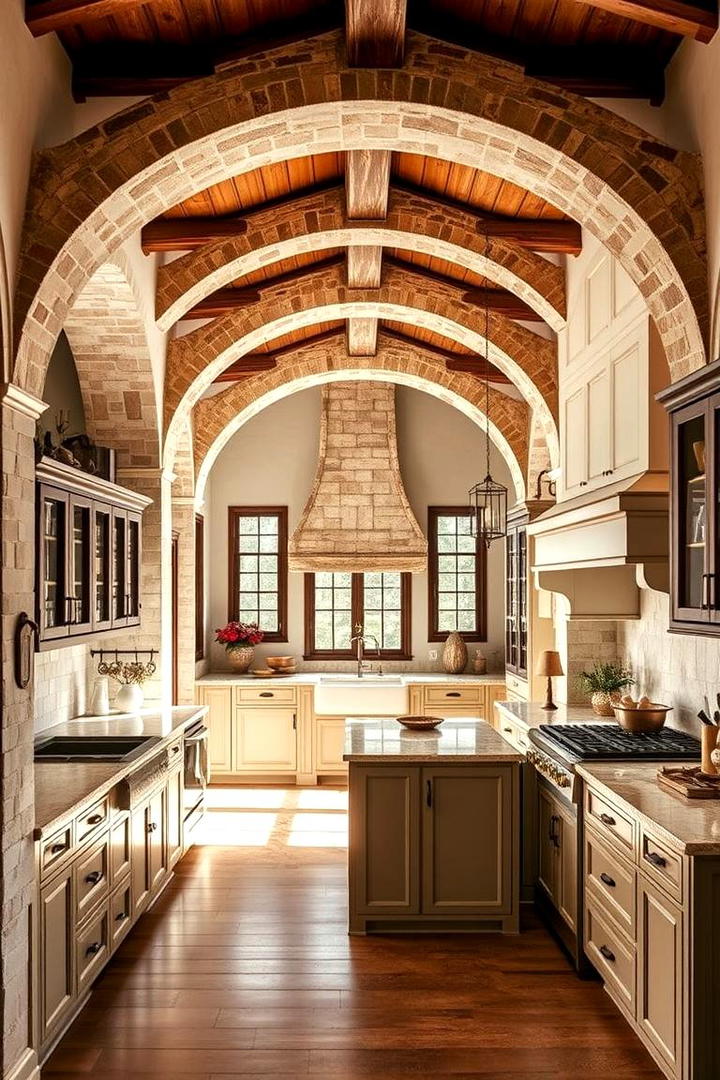 Classic Tuscan Archways - 30 Tuscan Kitchen Design Ideas