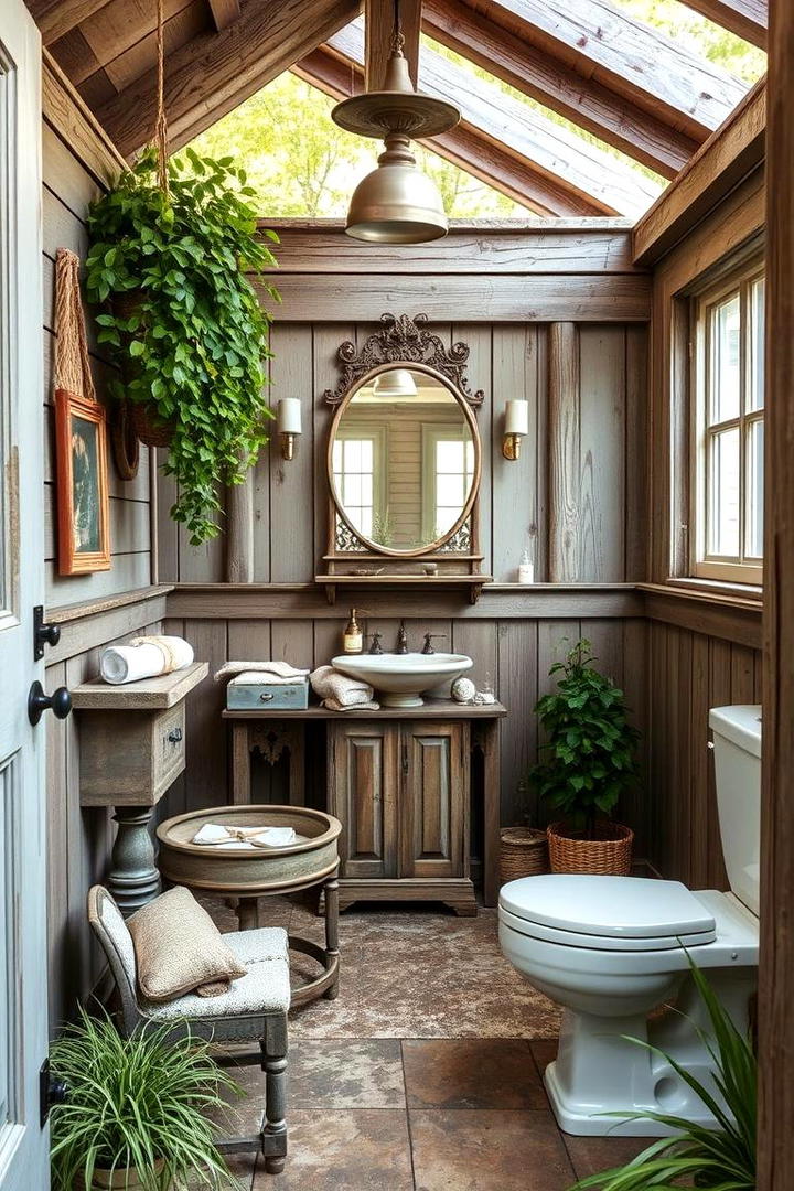 Classic Vintage Charm - 30 Outdoor Bathroom Ideas