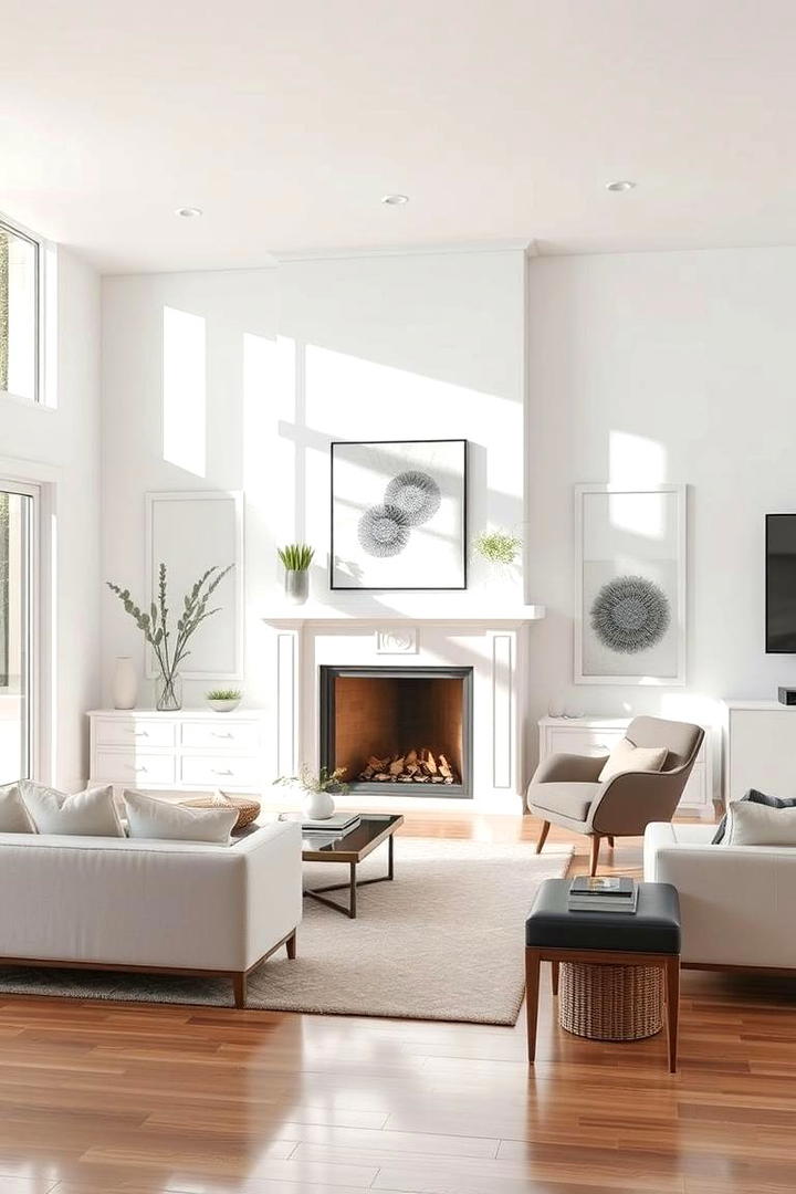 Classic White Revival - 30 Fireplace Paint Ideas