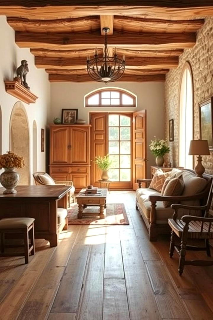 Classic Wooden Furniture - 30 Tuscan Interior Design Ideas